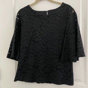 Banana Republic XS black lace top